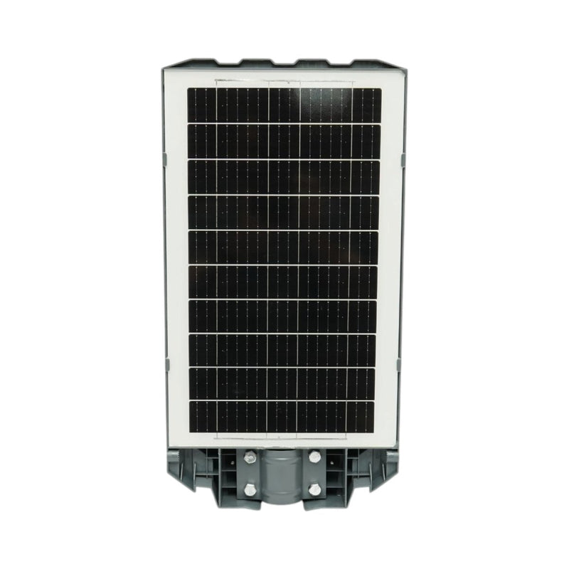 Lampione stradale solare a LED da 200 W con pannello solare da 17 W, batteria LiFePO4 da 10.000 mAh, sensore di movimento, telecomando e supporto per palo (IP65) Breckner Germany