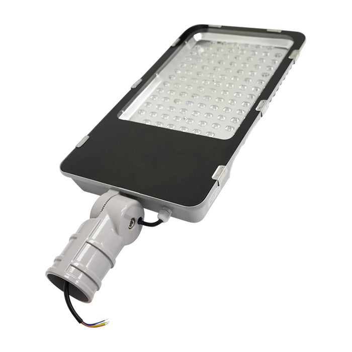 Lampada per illuminazione stradale a LED 100W, 220V, 6500K, con attacco a palo e angolo regolabile