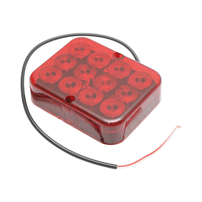 Retronebbia a LED rossi 12V/24V, 12 LED, 100x80x25 mm Breckner Germany