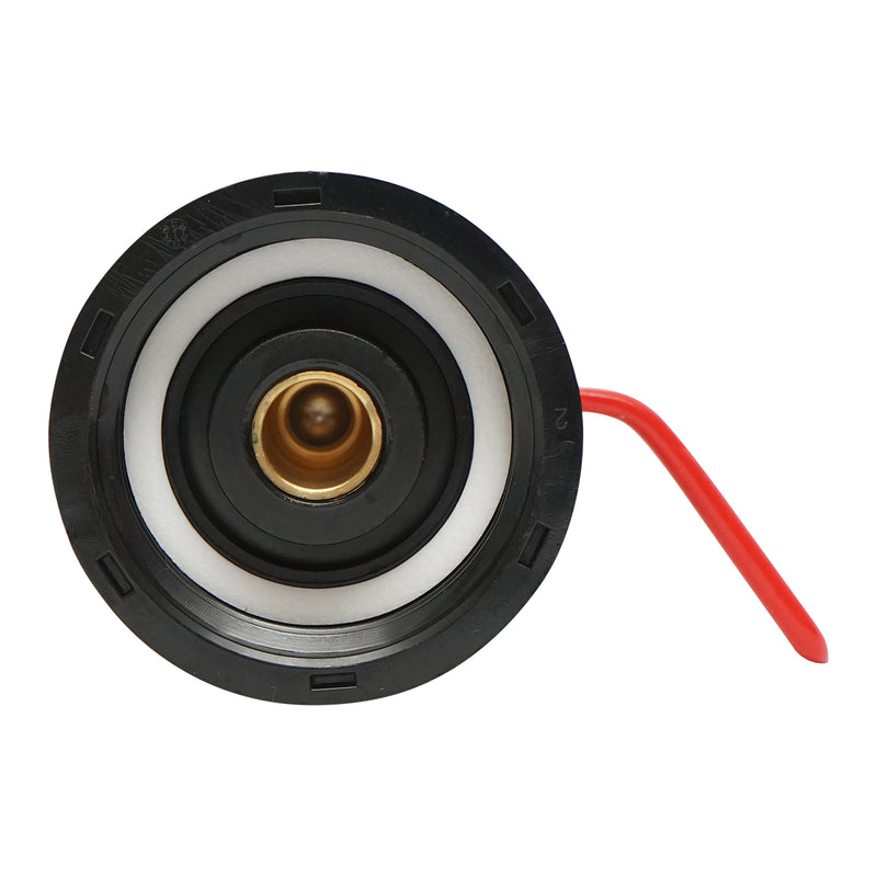Valvola di scarico Autospeed da 1/2" per serbatoio IBC con filettatura interna da 60 mm