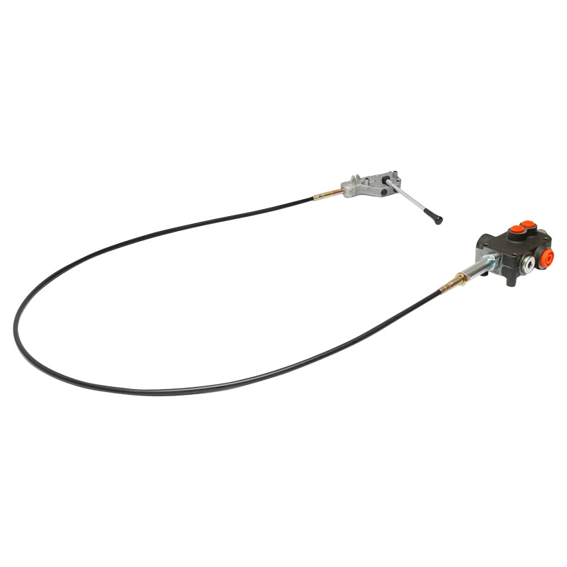 Distributore idraulico a 1 leva, lunghezza cavo 2 m, pressione 250 bar, portata 80 L/min Breckner Germany