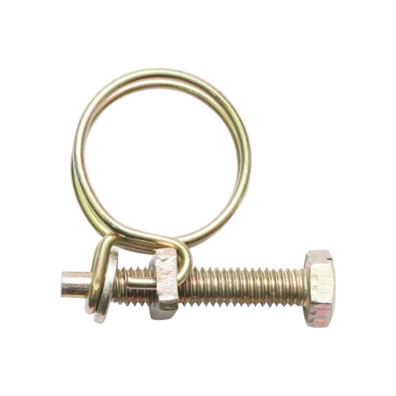 Fascetta stringitubo in filo metallico da 19-22 mm con vite M5x30 mm Breckner Germany