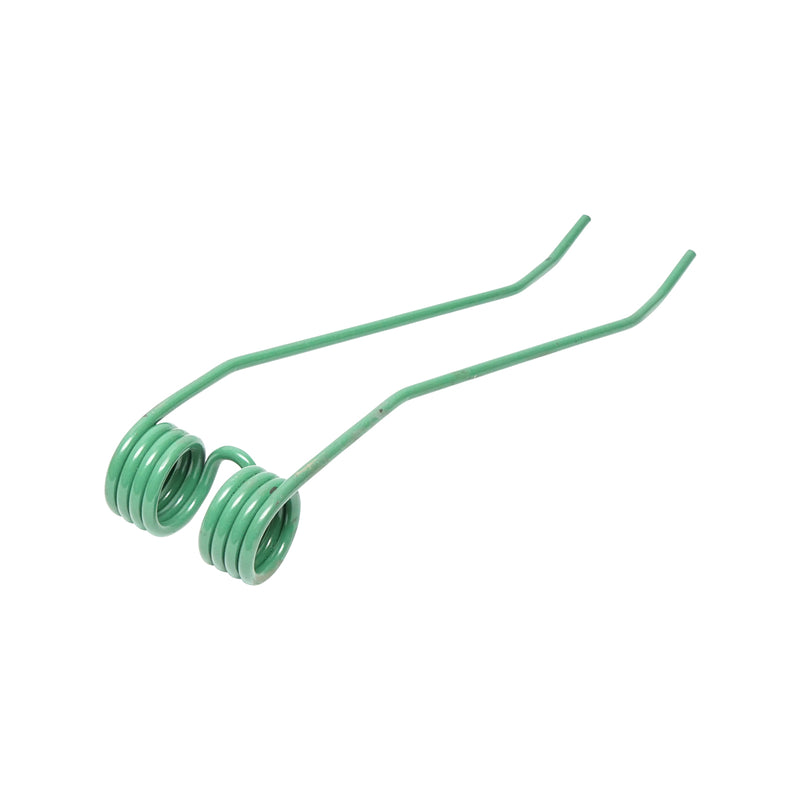 Dente elastico per ranghinatore Fella, 95x441x8 mm, destro, verde