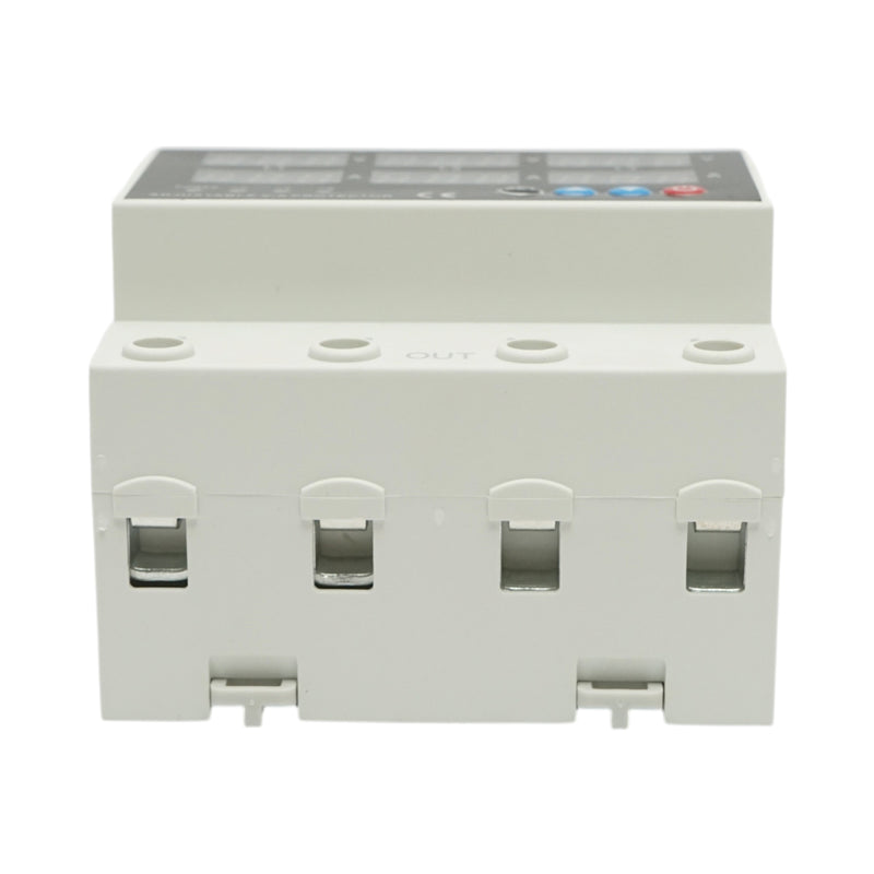 Relè digitale trifase Longroad 4P 63A 230V per il monitoraggio e la protezione da sottotensione e sovratensione