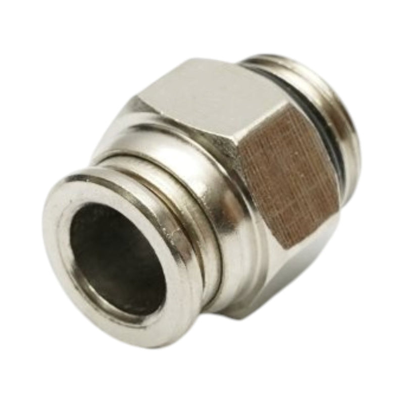 Raccordo rapido metallico diritto, 10 mm, filetto maschio M16