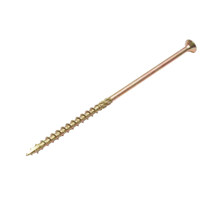 Vite autofilettante per legno a testa svasata 8x200mm tipo torx TX40, 50 pz/scatola
