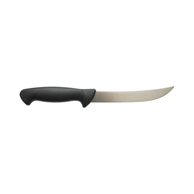 Coltello professionale curvo per disosso da 15 cm, lama in acciaio 5Cr15MoV, manico in PP nero Breckner Germany