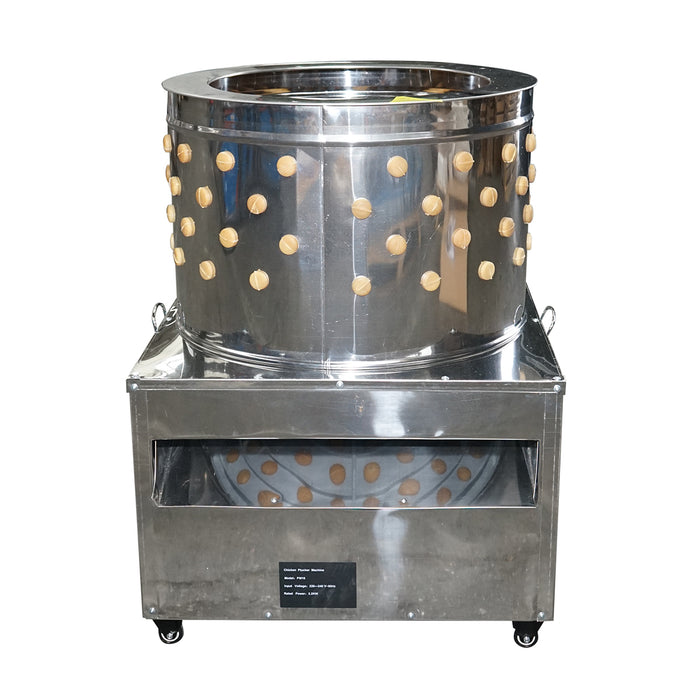 Spennatore per uccelli in acciaio inox, capacità massima 2200W, 220V. 6 uccelli, 157 dita, 240 giri/min IP68