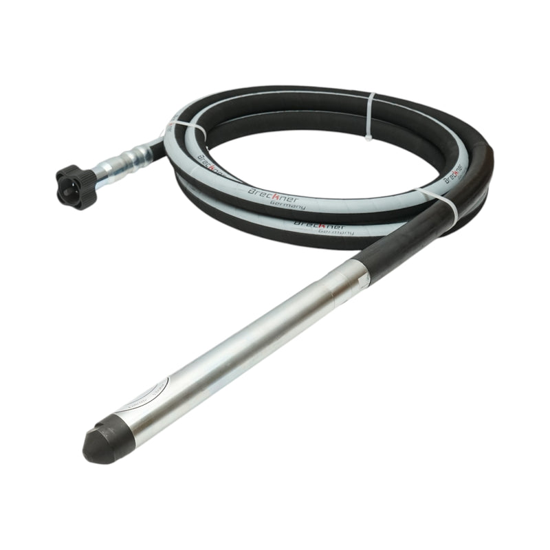 Testa vibrante eccentrica per calcestruzzo da 38 mm con albero flessibile da 5 m Breckner Germany