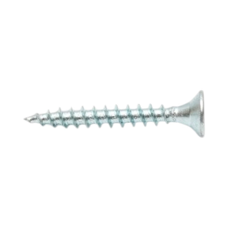Vite autofilettante per legno 4x30 mm, testa svasata PZ2, acciaio zincato, 1000 pz/scatola