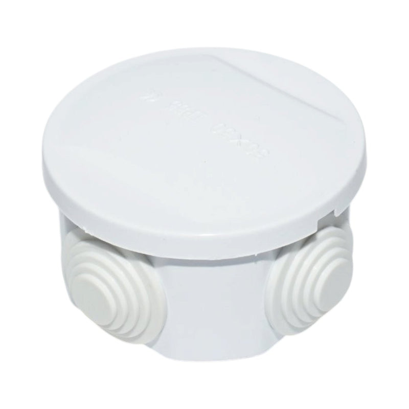 Scatola di derivazione rotonda da superficie, 4 ingressi, 50x50 mm, IP55