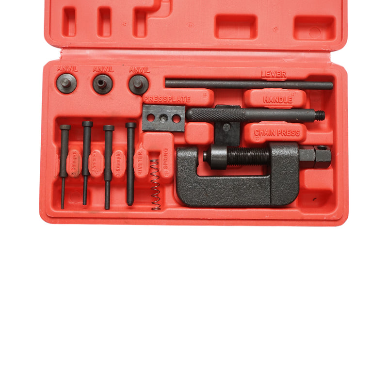 Kit di rimozione, rivettatura e pressatura della catena di distribuzione della trasmissione da 12 pezzi Breckner Germany