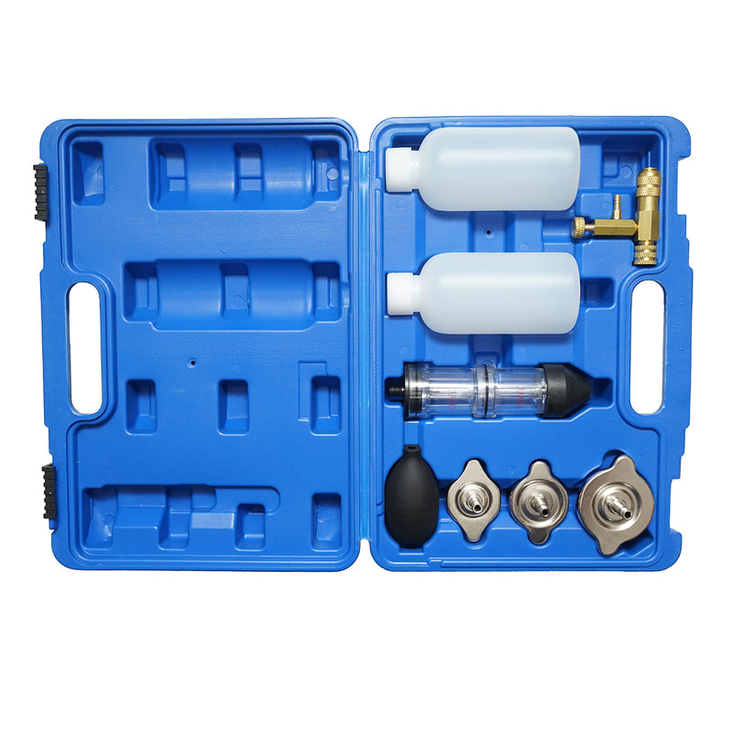 Kit tester CO₂ per liquido di raffreddamento – rilevamento gas di scarico e guarnizione della testata Breckner Germany