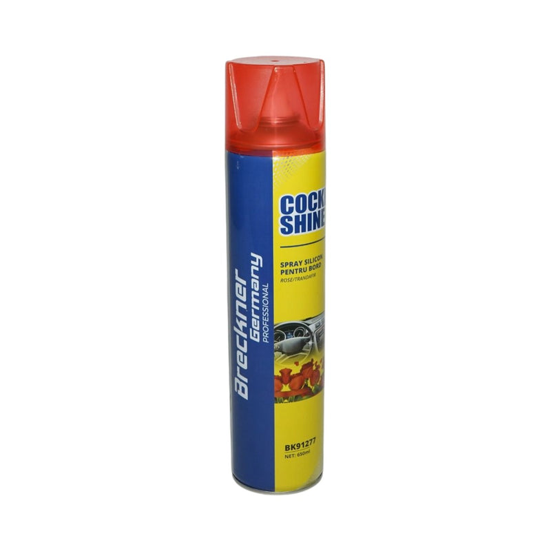 Spray antistatico al silicone per cruscotti, profumazione alla rosa, 650 ml Breckner Germany