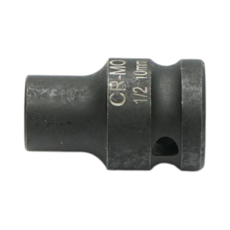 Bussola a impatto bi-esagonale da 10 mm, lunghezza 38 mm, attacco quadro da 1/2", Cr-Mo Breckner Germany