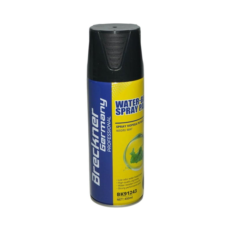 Vernice spray a base d'acqua nero opaco 450 ml Breckner Germany