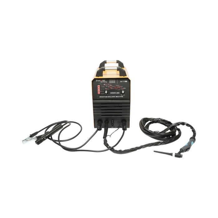 Saldatrice inverter 250A TIG Pulse AC/DC, MMA 220V con funzioni avanzate, display digitale WSME-200 Breckner Germany