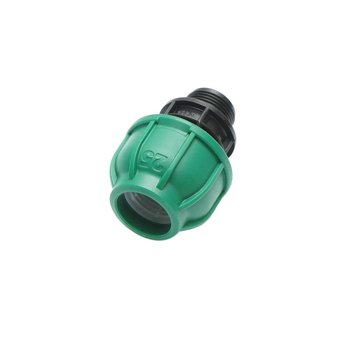 Raccordo Maschio a compressione 25mm X 3/4", per sistemi di irrigazione Manicotto Raccordo Tubi Raccordo di giunzione a compressione 25mm X 3/4" per sistemi di irrigazione