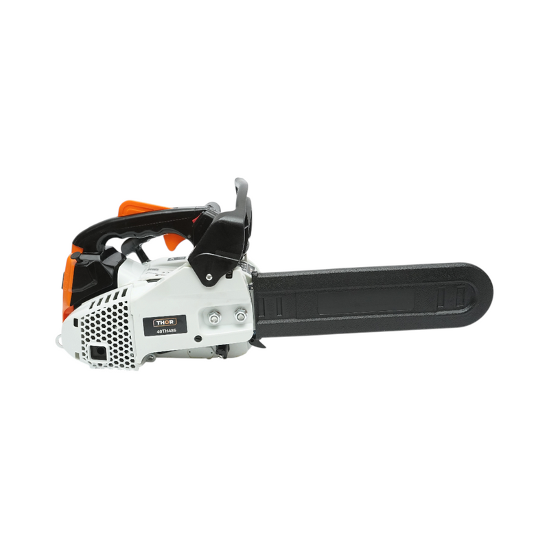 Motosega a scoppio professionale THOR a 2 tempi, 25,4 cc, 1,2 CV, 8500 giri/min, barra da 12 pollici (300 mm)