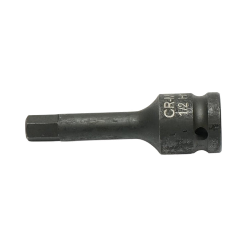 Bussola a impatto con inserto esagonale H10 e attacco quadro da 1/2", 78 mm, Cr-Mo Breckner Germany