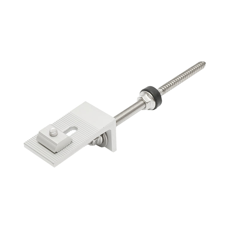 Kit di fissaggio con morsetto e bullone M10x200 mm per il montaggio di pannelli solari fotovoltaici (Sistema B) Breckner Germany