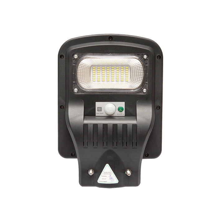 Lampada solare illuminazione stradale a LED 50W, 6500K, IP65 con pannello solare e montaggio su palo