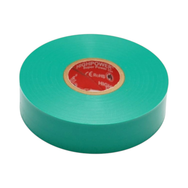 Nastro isolante in vinile verde Premium Super Power 33+ HighPower 19 mm x 20 m