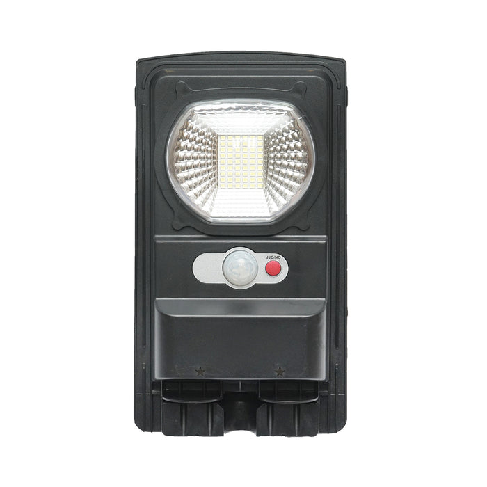 Lampada solare illuminazione stradale a LED 100W, 6500K, IP65 con pannello solare montaggio su palo