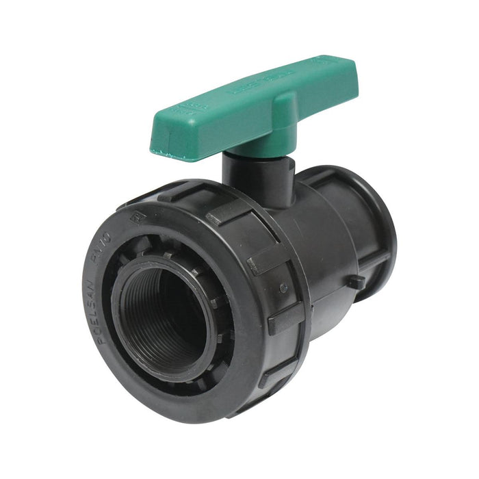 Valvola A Sfera PN10, 1-1/2" X 1-1/2" per sistemi di irrigazione a goccia, Rubinetto per Tubi di irrigazione a Goccia