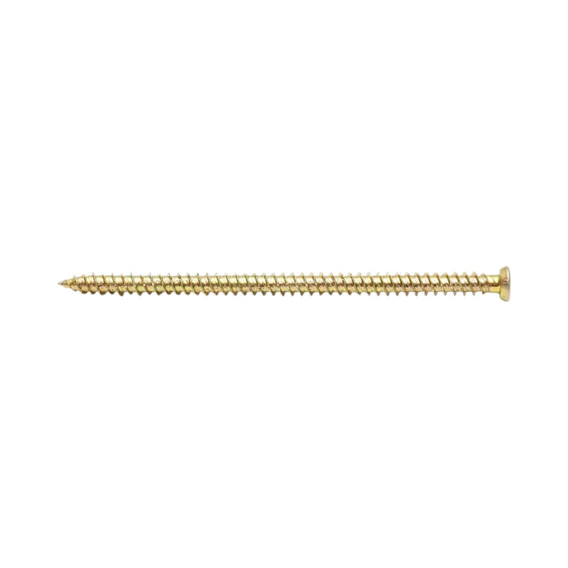 Vite per il fissaggio di serramenti 7,5x132 mm, Torx TX30, acciaio zincato giallo, 100 pz/scatola