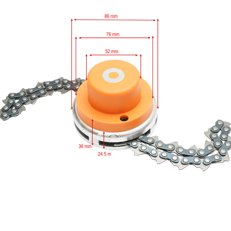 Testina universale per decespugliatore (tipo motosega) M10x1,25 mm