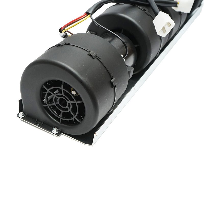 Termoventilatore da 12V per Fiat, New Holland, Case IH, codice OEM 82002761, 82004366, KL080028