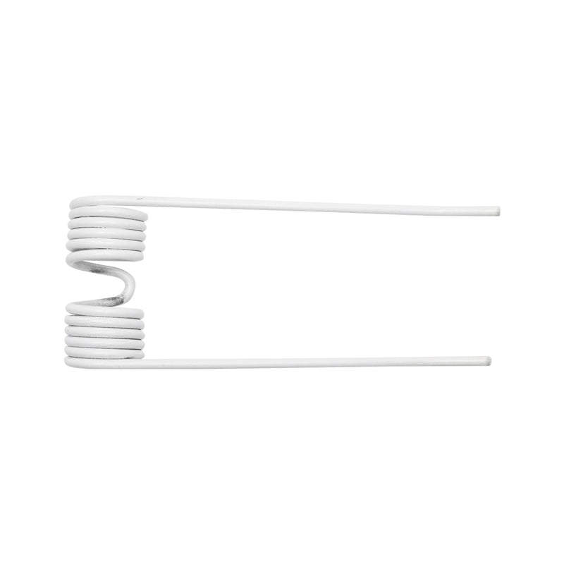 Dente pick-up (molla per pressa per balle) L = 200 mm, l = 76 mm, Ø 2,7 mm, per McCormick IHC.