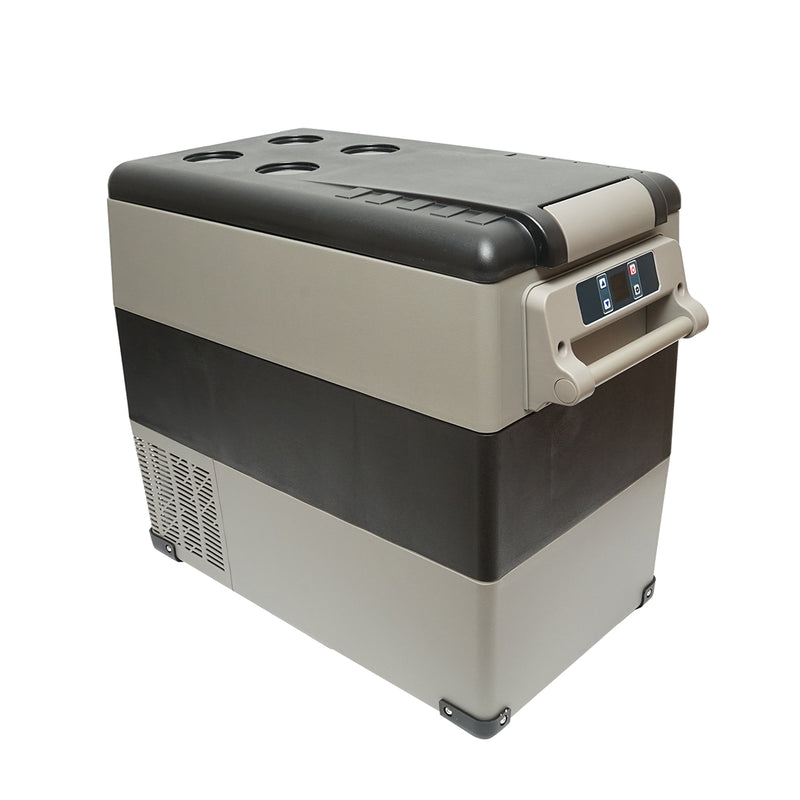 Frigorifero per auto con compressore 60W, capacità 49,4L, tensione di alimentazione 12-24-220V, schermo LCD, 690x346x524mm CF55 AUTOSPEED