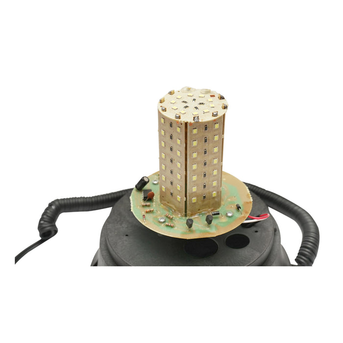Lampeggiante LED/SMD 12V con base magnetica e spina accendisigari