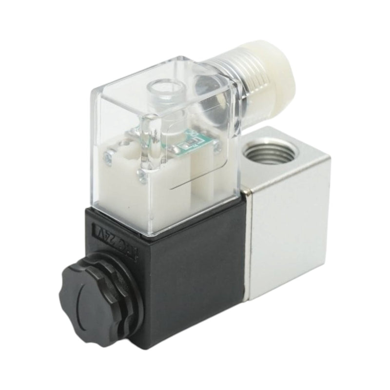 Elettrovalvola pneumatica a 1 via, attacco 1/4", 24 V CC, IP65