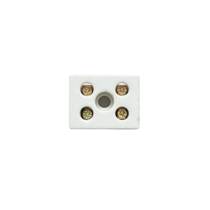 Morsettiera in ceramica 15A, 2 poli 0,5-6mm Leader