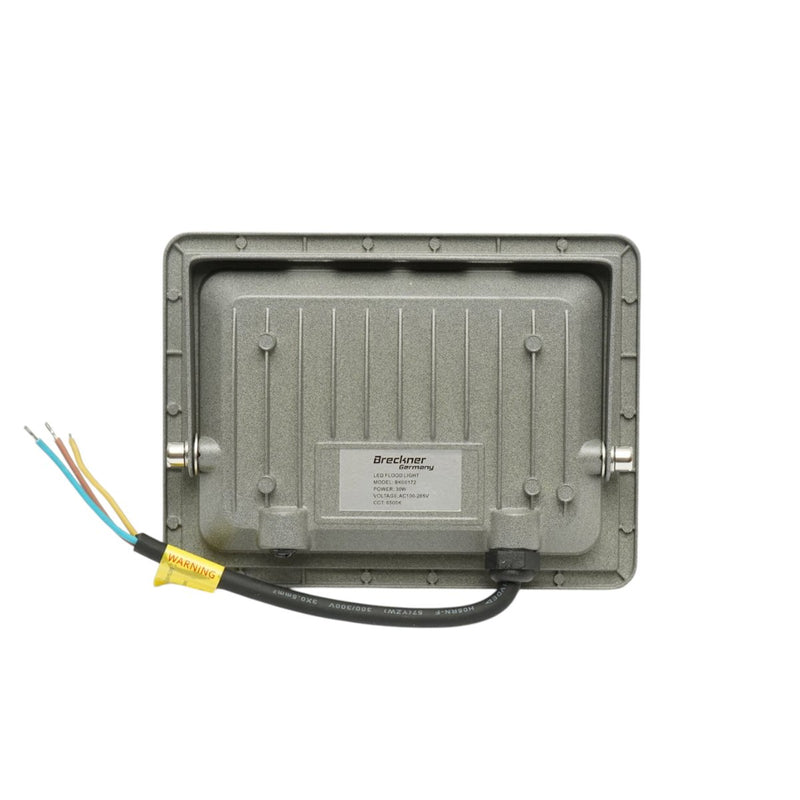 Proiettore LED 30W, 100-265V, 6500K, 3000lm, fascio largo, 160x115x26mm, IP66 Breckner Germany