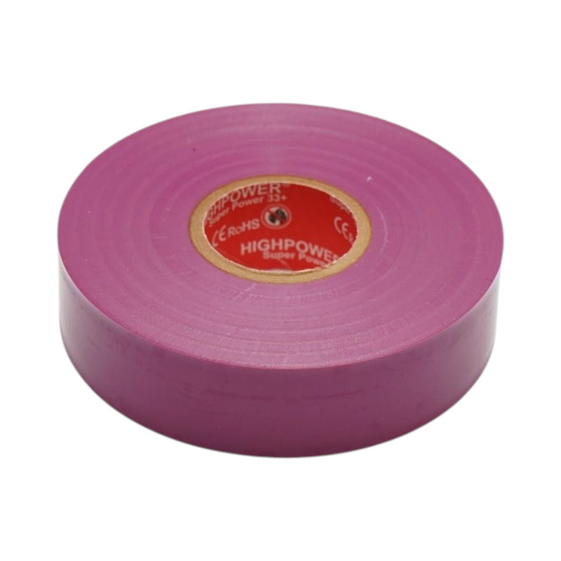 Nastro isolante in vinile viola Premium Super Power 33+ HighPower 19 mm x 20 m