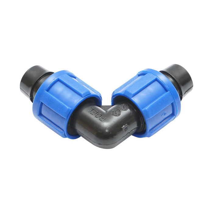 Adattatore a Gomito per Irrigazione a Goccia Gomito connettore per tubo di irrigazione 16x16mm per sistemi di irrigazione a goccia