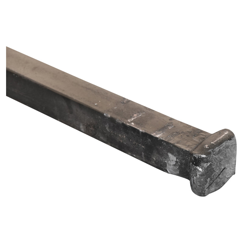 Asse quadro 40x40 per erpice a dischi, L=2500 mm, M36, C+F
