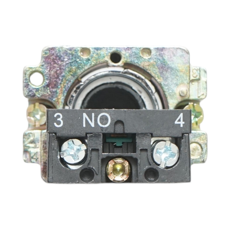 Pulsante di comando nero con protezione IP65, 1NO, 400V/10A, LAY5 Breckner Germany