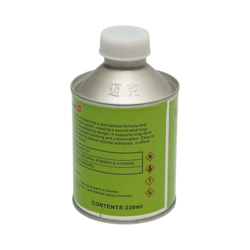 Adesivo per vulcanizzazione a freddo "Tire Cement G" per camere d'aria e toppe per pneumatici (230 ml) Breckner Germany