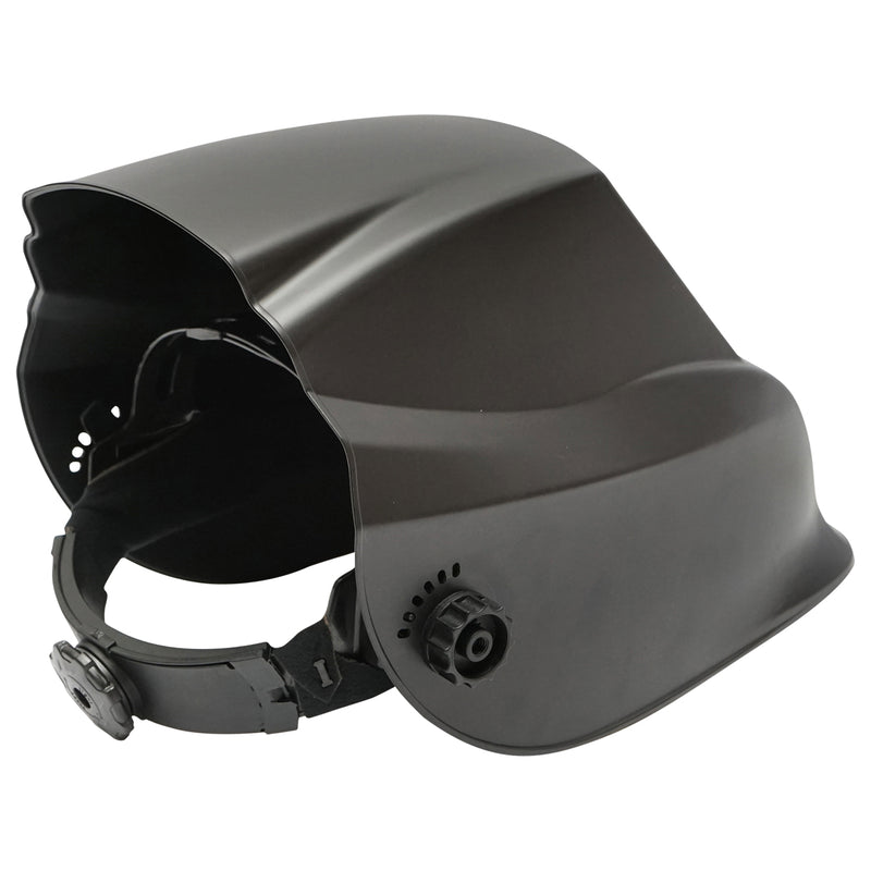 Maschera per saldatura automatica con cristalli liquidi, nera. Breckner Germany
