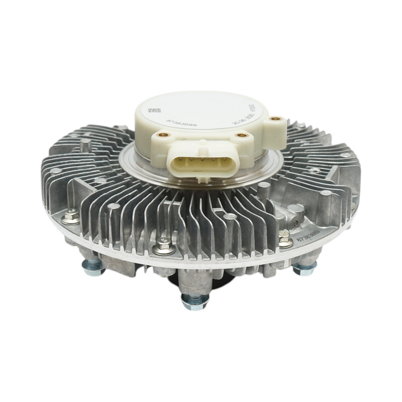 Giunto viscoso (viscocoupling) per ventola di raffreddamento New Holland e Case IH, diametro 204 mm, filettatura M30x2 mm, codice OEM 87383689.