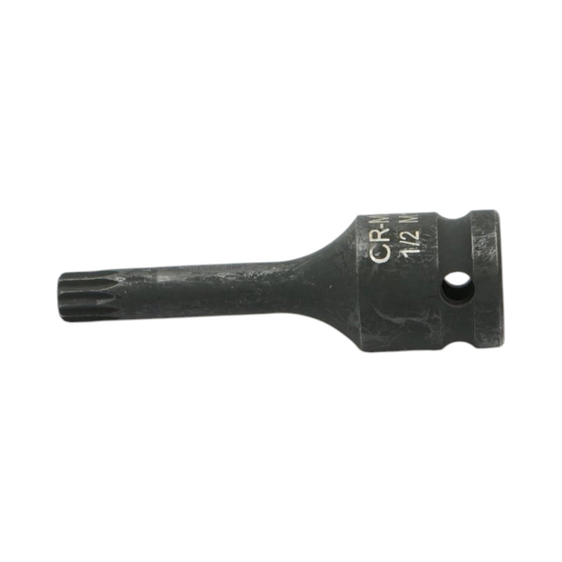 Bussola con inserto Spline M10 per avvitatori a impulsi, 78 mm, attacco 1/2", Cr-Mo Breckner Germany