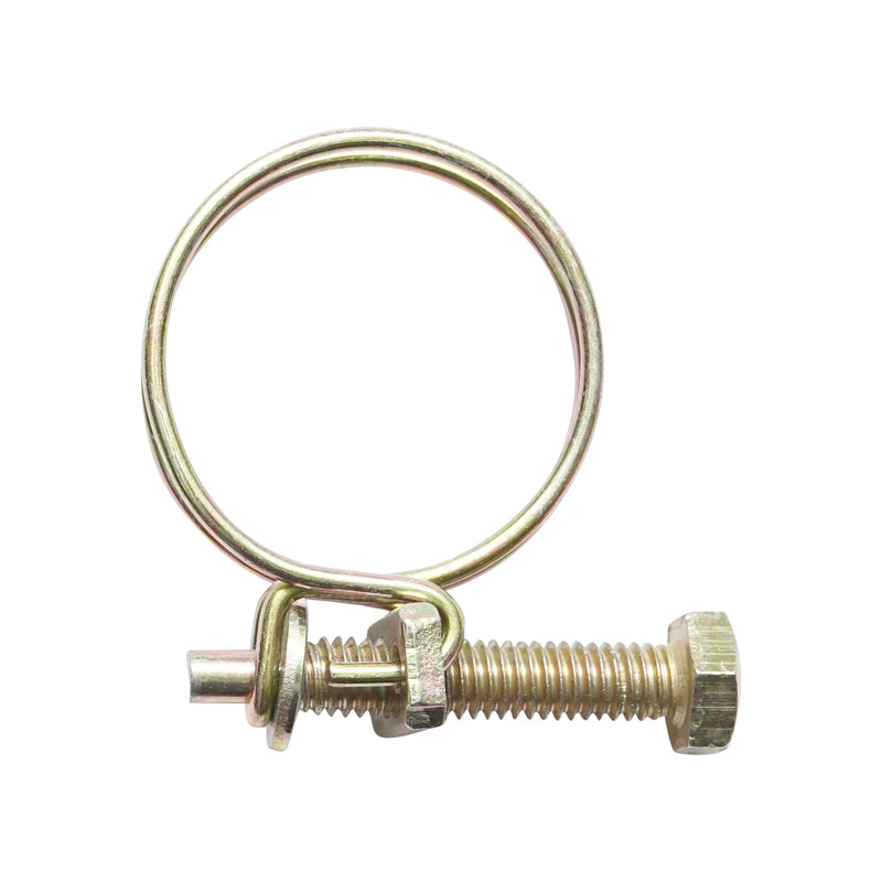 Fascetta stringitubo a filo da 24-28 mm con vite M5x30 mm Breckner Germany