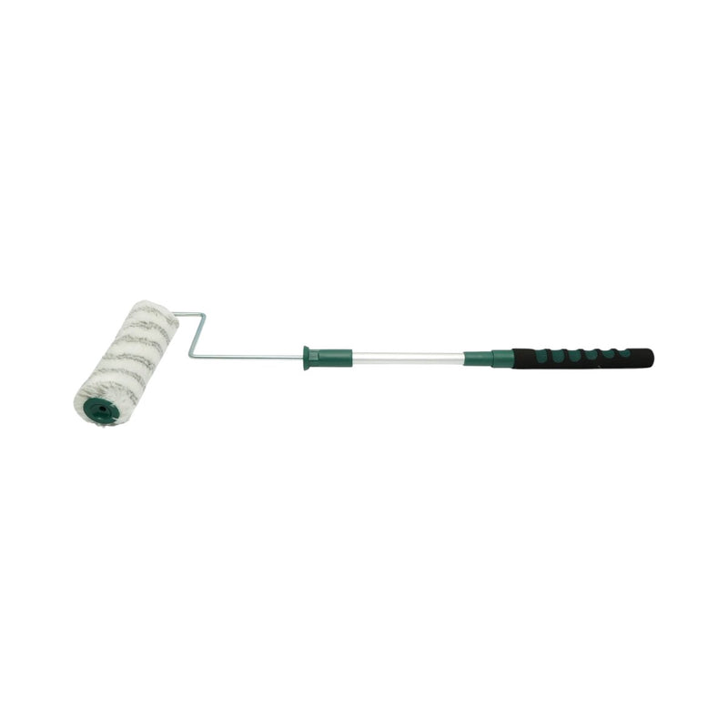 Rullo in poliacrilico da 25 cm, diametro 75 mm, spessore fibra 18 mm, manico telescopico in metallo 42-84 cm Breckner Germany