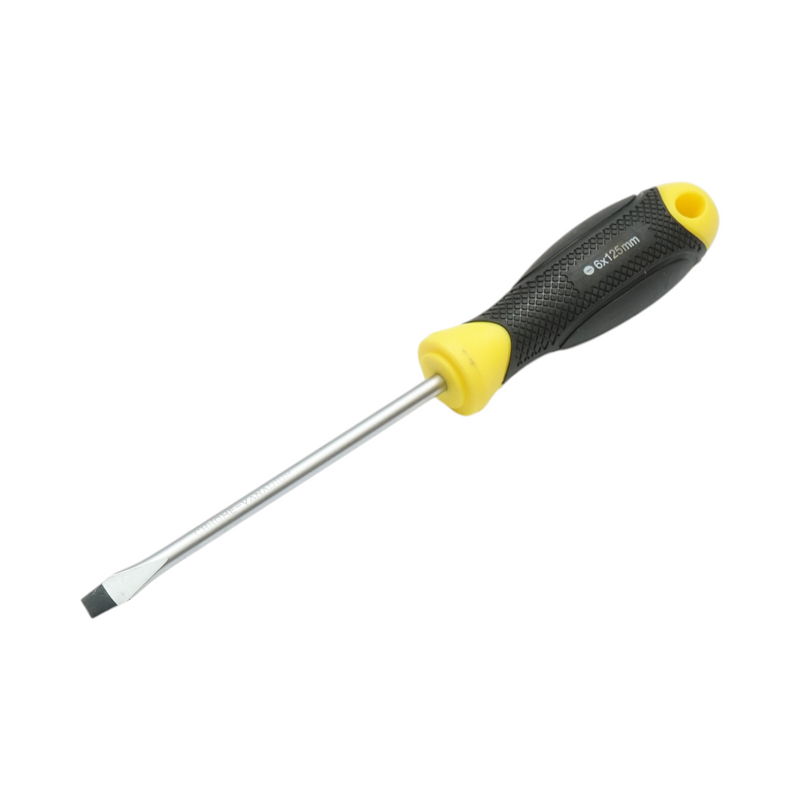 Cacciavite dritto Crownman 6x125mm con punta magnetica professionale Cr-V