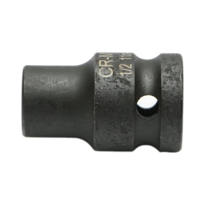 Bussola a impatto bi-esagonale da 11 mm, lunghezza 38 mm, attacco quadro da 1/2", acciaio Cr-Mo Breckner Germany